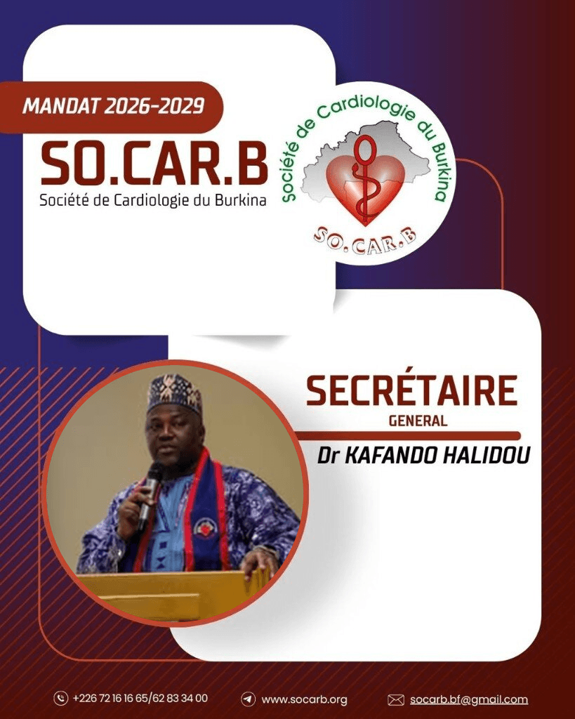 Secretary General : Dr KAFANDO Halidou