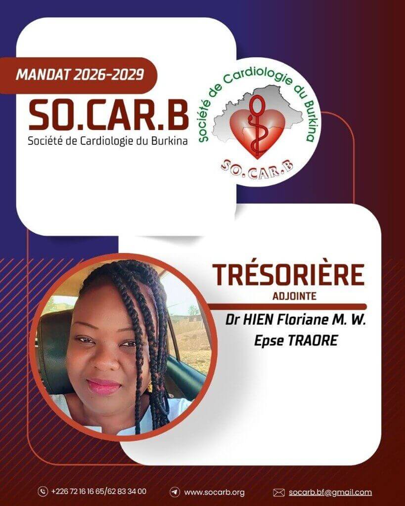 Assistant Treasurer : Dr HIEN Floriane M. W. (Epse TRAORE)