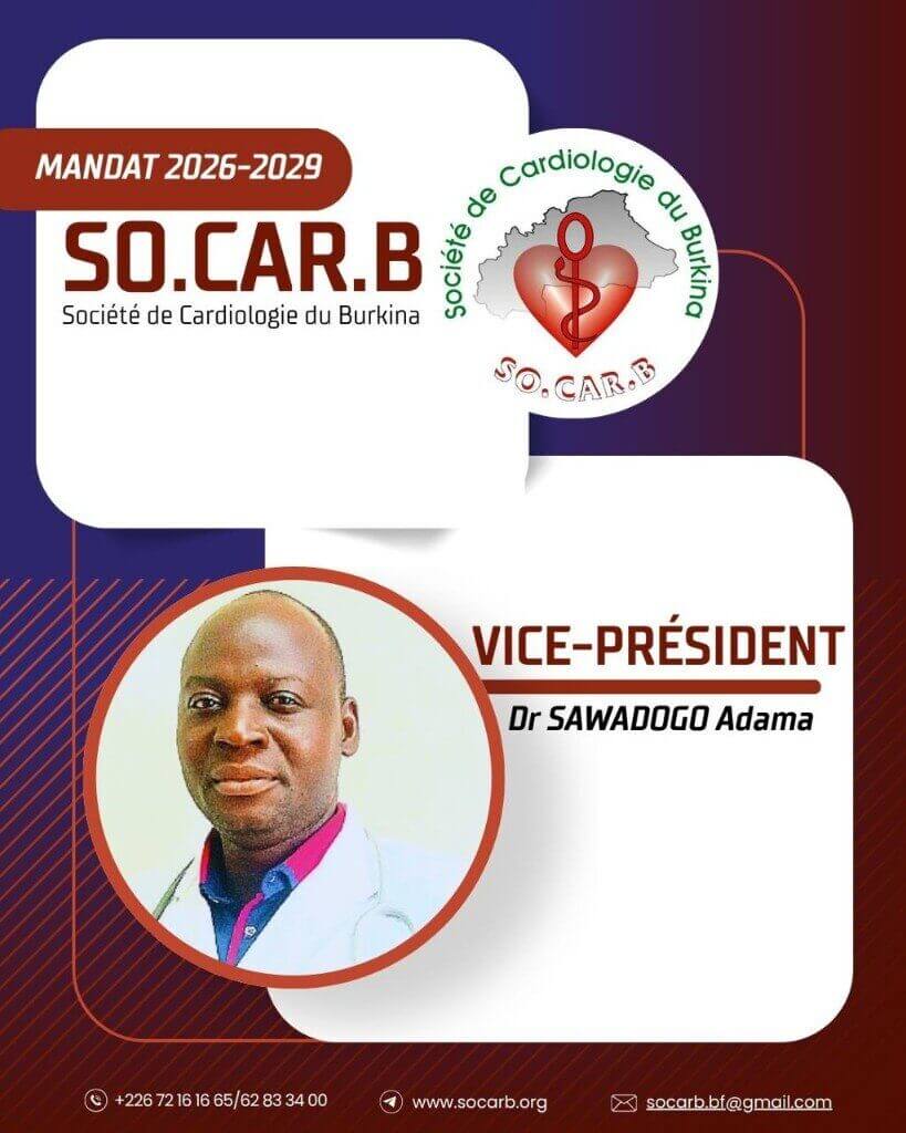 Vice-president : Dr SAWADOGO Adama